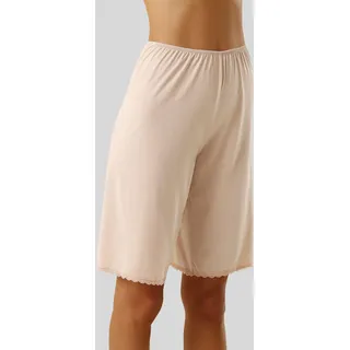 Hosenunterrock NUANCE, Damen, Gr. 40/42, beige (puder), Microfaser, Obermaterial: 90% Polyamid, 10% Elasthan, bequem, Unterhosen Hosenunterrock, aus weich, fließendem Material, Topseller