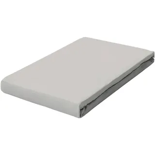 schlafgut Spannbettlaken Frottee 200 x 200 cm grau