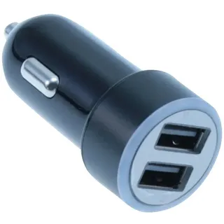 MediaRange KFZ-Ladegerät 3100mA 2x USB-A schwarz/silber