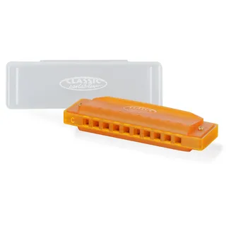 Classic Cantabile FBH-10 ON FunKids Mundharmonika C-Dur Orange