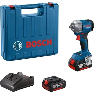 Bosch GDS 18V-350 inkl. 2 x 4,0 Ah + GAL 1820 + Handwerkerkoffer