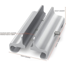 Bild von Aluminum Laptop Stand, Vertical silber