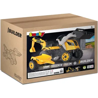 Smoby Traktor Builder Max gelb (7600710304)