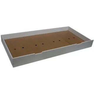 Linea Natura Bettschubkasten , Weiß , Holz, Holzwerkstoff , Buche , massiv , 90x200 cm , Schlafzimmer, Betten, Bettgestelle- Einzelteile, Bettkästen