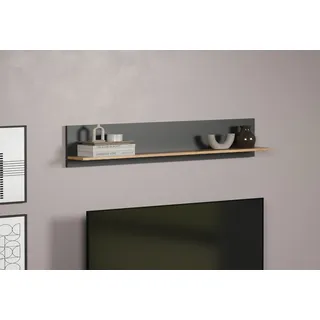 INOSIGN Estepona Wandboard 150 x 18 x 25 cm Schwarz