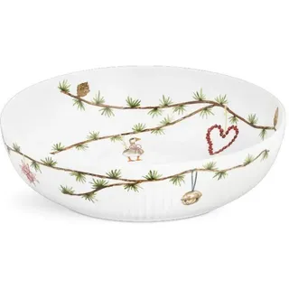 Kähler Schale Ø30 cm Servieren Hammershøi Christmas Handarbeit, weiss