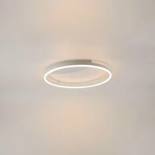 s.luce Ring 1-flg. Ø 60 cm rund weiß Kunststoff, Metall dimmbar