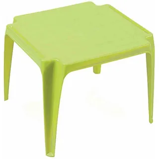 Kindertisch, 50x50 cm, limegreen Vollkunststoff, Garten stapelbar wetterfest neu