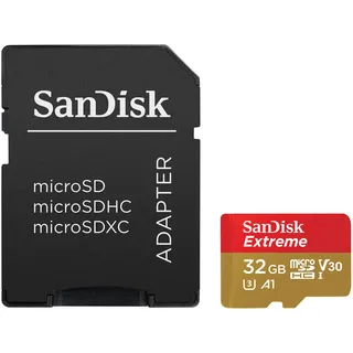SanDisk Extreme MicroSD/SD - 100MB/s - 32GB