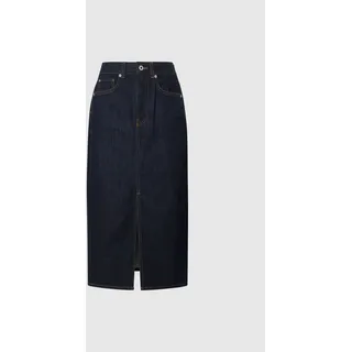 Pepe Jeans Jeansrock »MIDI SKIRT HW« im 5-Pocket-Stil, blau
