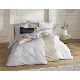 OTTO home Mila unifarben Grau 200 x 200 cm + 2 x 80 x 80 cm