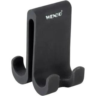 Wenko Verna Duo Doppel-Duschhaken Schwarz