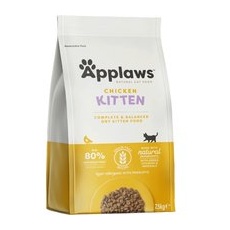 2x7,5kg kitten Applaws hrană uscată pisici