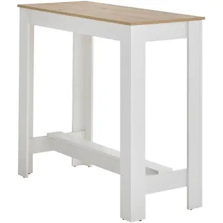 Mid.you Bartisch , Weiß, Eiche Artisan , Holzwerkstoff , rechteckig , eckig , 50x103x115 cm , Esszimmer, Esstische, Stehtische