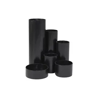M&M Stiftehalter Schreibtisch-Boy schwarz Polystyrol 6 Fächer 12,9 x 13,9 x 14,7 cm