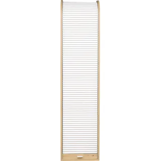 Rollladenschrank MÄUSBACHER "Jalousieschränke", weiß (asteiche, weiß), B:46cm H:192cm T:44cm, Schränke, Rollladenschrank