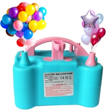 Ballonpumpe Elektrisch, Elektrische Luftballonpumpe 600W Inflatorgebläse Ballonpumpe, Tragbar Luftballon Pumpe Ballons, Elektrische Luftpumpe für Festivaldekoration, Geburtstag, Party und Hochzeit