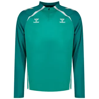 Hummel Real Betis 25/26 Lead 2.0 Halbreißverschluss-sweatshirt - Quetzal Green/Dynasty Green - L