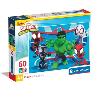 CLEMENTONI 60 EL. Super Kolor Marvel Spidey [Puzzle]