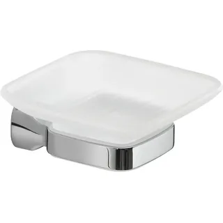 Gedy Krabi Seifenschale, Farbe Chrom, Komponenten aus Edelstahl und Chrom, Maße 4,5 x 10,5 x 11 cm und Gewicht 0,315 kg, einzigartiges Design R&S