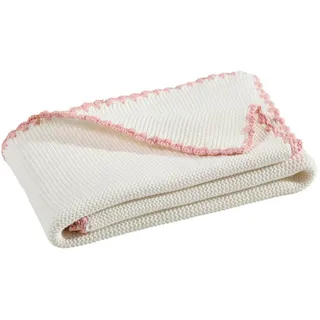 My Baby Lou Schmusedecke , Rosa, Weiß , Textil , 70x90 cm , AZO-frei , Schlafen, Kuscheln & Schlafen, Schmusedecken