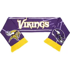 Fanatics Knitted NFL Team Scarf Schal Fanschal (Minnesota Vikings, one size)