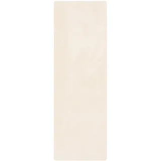 Snapstyle Hochflor Langflor Teppich Läufer 80 x 400 cm Weiß