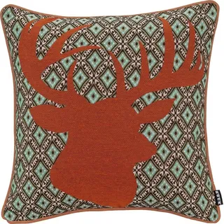H.O.C.K. Harry Hirsch Dekokissen 45 x 45 cm Braun