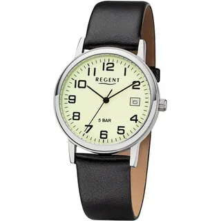 REGENT Herrenarmbanduhr 1595.40.17 Leder F-793