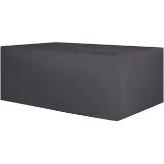 Beliani Regenschutzhülle 275/230/70 cm Schwarz Chuva , Kunststoff , 275x70x230 cm , Gartenzubehör, Abdeckung für Gartenmöbel