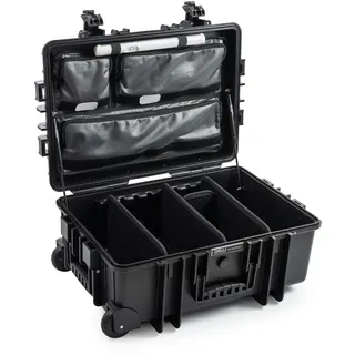 B&W International Tour.case Veranstaltungskoffer für Werkzeug und Equipment | Flexible Organisation, schneller Zugriff, integrierte Akku-LED, Schutz vor Stößen und Spritzwasser