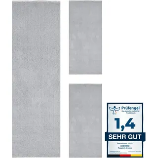 Andiamo Bettumrandung »Arezzo« Höhe 16 mm 1 Stk. tlg. Uni Farben, weicher Flor, waschbar, ideal im Wohnzimmer & Schlafzimmer,