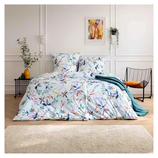 Mako Interlock Jersey Bettwäsche Delphine Multicolor 1 Bettbezug 135 x 200 cm + 1 Kissenbezug 80 x 80 cm