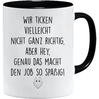 Lustige Tasse Arbeit | Spruch Tasse Büro | Geschenk Kollegin Geburtstag | Tasse für Arbeitskollegin | Lustige Sprüche Tasse