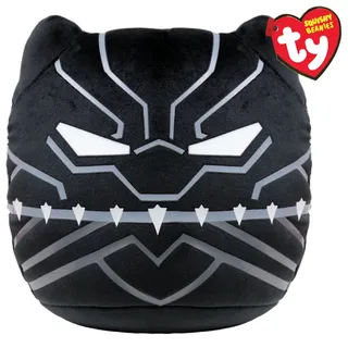 Ty Marvel Avengers Black Panther Squish-A-Boo 14 Zoll | Lizenzierte Squishy Beanie Baby Soft Plüschtiere | Kuscheliger Kuschel-Teddy zum Sammeln