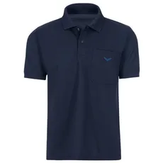 Bild Poloshirt »TRIGEMA Polohemd mit Brusttasche«, blau