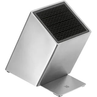 WMF Messerblock , Schwarz, Silberfarben , Metall, Kunststoff , ohne Schlitze , Küchenmesser, Messerblöcke