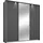 Schwebetürenschrank TOMA 211 x 233 x 64 cm Grau
