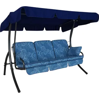Angerer Santorin Blau 3-Sitzer