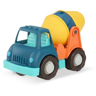 Wonder Wheels Großer Betonmischer LKW 31 cm – Zementmischer Lastwagen Indoor und Outdoor – Kinder Sandspielzeug, Sandkasten Auto – Spielzeug Fahrzeug für Mädchen und Jungen ab 1 Jahr, Spielzeug LKW