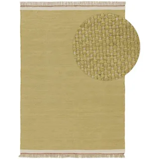 benuta Pop Wollteppich Karla Grün 120x170 cm Gots, pflegeleicht, Teppiche - Böden, Teppiche, Naturteppiche