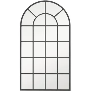 Homcom Wandspiegel Garderobenspiegel 110 x 62cm Flurspiegel mit Metallrahmen