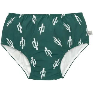 LÄSSIG Baby-und Kleinkind-Schwimmwindel Badewindel Badehose mit Windel mit UV-Schutz Cactus green 13-18 Monate