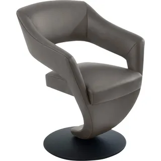 K+W Komfort & Wohnen Kansas Leder Grau