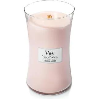 Woodwick Coastal Sunset Duftkerze 610 g rosa