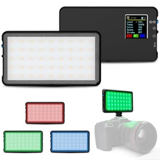 Lume Cube - LED-Licht RGB Panel Go - einstellbares Panel Go - intelligentes LCD-Display - Foto-Video-Beleuchtung - Lange Batterielebensdauer - einstellbare Farbtemperatur von 3200 bis 5600K