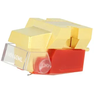 Audio-Technica VM740ML Dual-Moving-Magnet-Stereotonabnehmer mit Microlinear-Nadel Rot