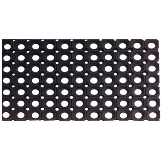 Masta Gummiwabenmatte 100 x 150 cm Schwarz