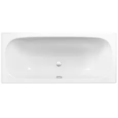 Bild Duett Badewanne, 170x75x42 cm, 3020-, Farbe: Weiß mit Antirutsch Sense