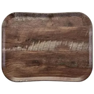 Interhal VTC3646T-F88 Century Tabletts In Holzoptik, Dunkle Eiche, 457mm x 355mm